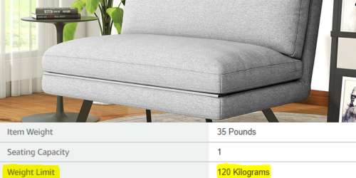 Small size or single-person futon weight limit, how much weight can a futon hold